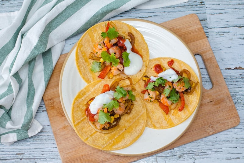 Avocado and Black Bean Tacos